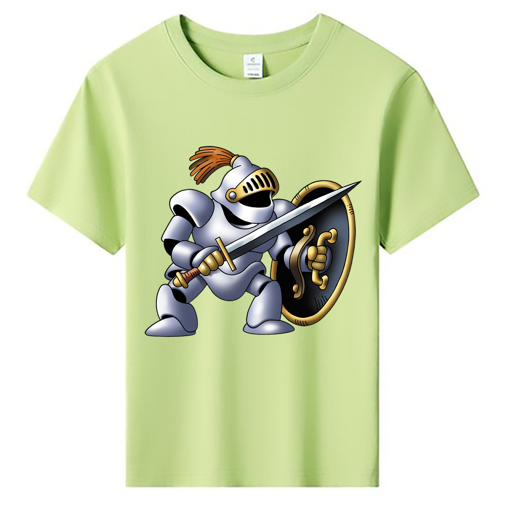 （画像用） ドラゴンクエスト Doragon Kuesuto Dragon Quest 綿100％キッズTシャツ（フロントプリント）
